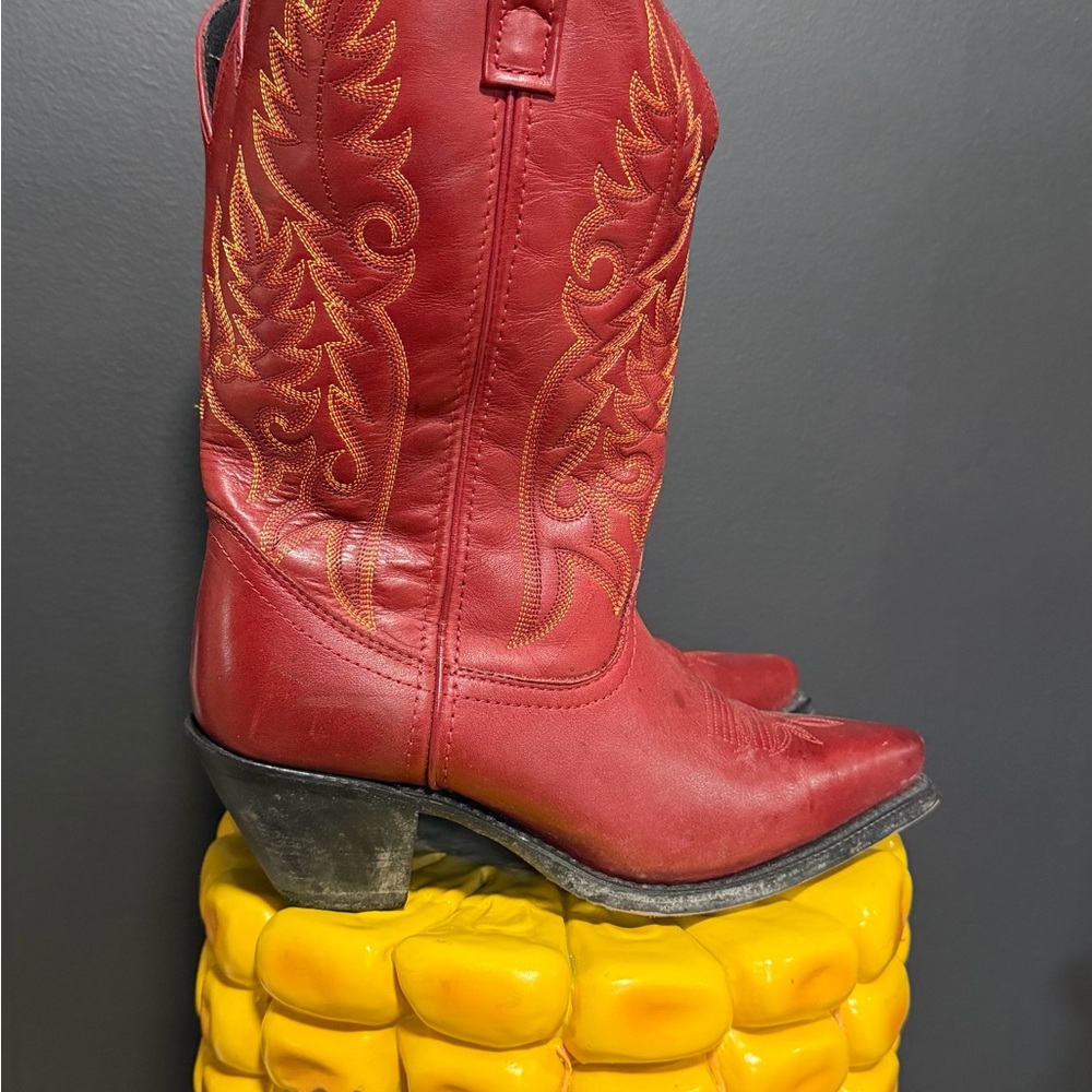 Laredo Red Cowboy Boots